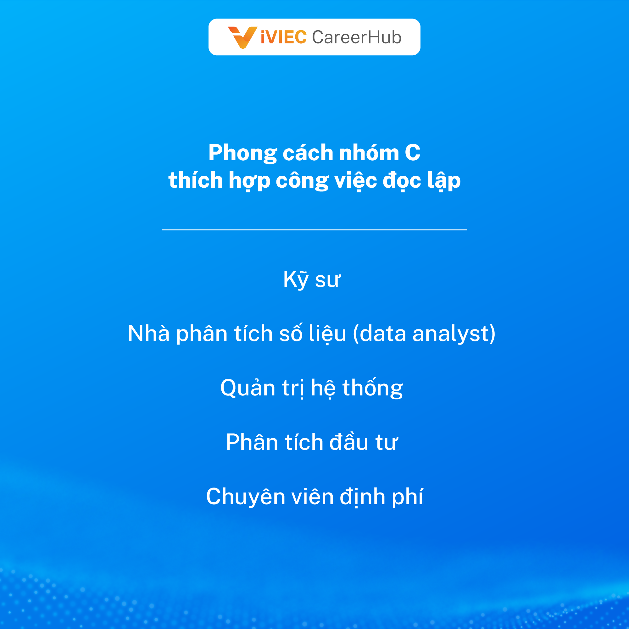 Bài Test DISC rút gọn - Định hướng nghề nghiệp, vững bước tương lai 